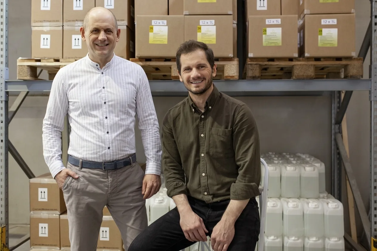 Thomas und Michael Enk, Geschäftsführer der Alvanta GmbH