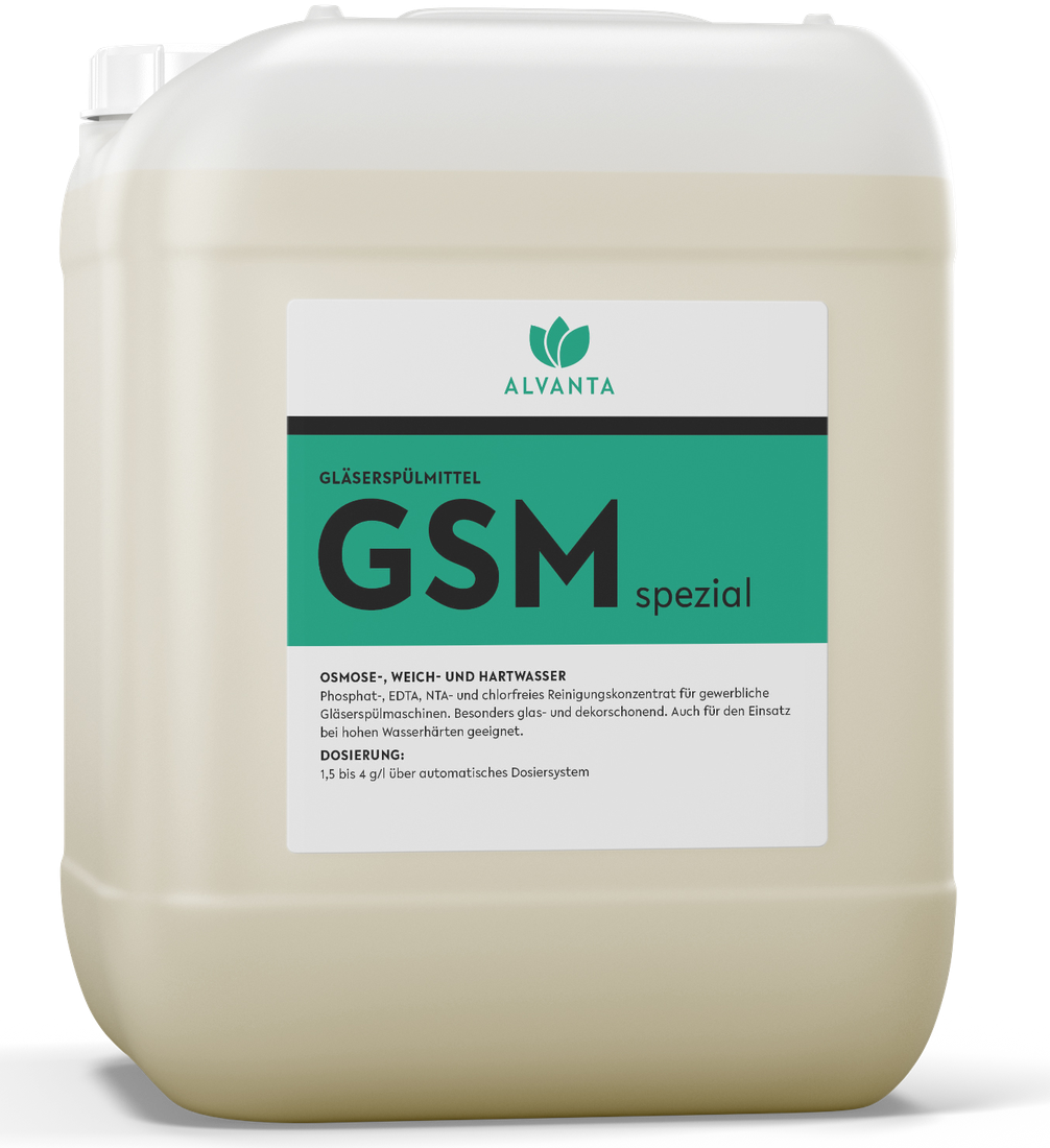 Alvanta Gläserspülmittel GSM spezial — Kanister