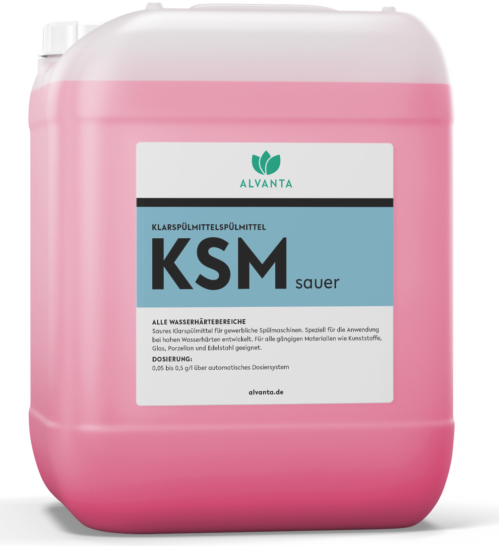 Alvanta Klarspüler KSM sauer — Kanister